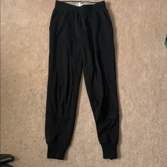 Wilfred Pants - Black ankle track pants Wilfred Pants - Black ankle track pants